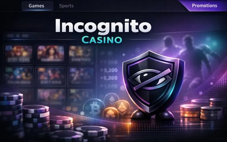 Incognito Casino bonus offers banner